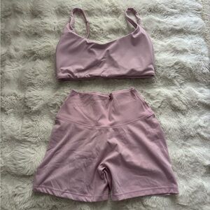 Women's Pink Workout Set